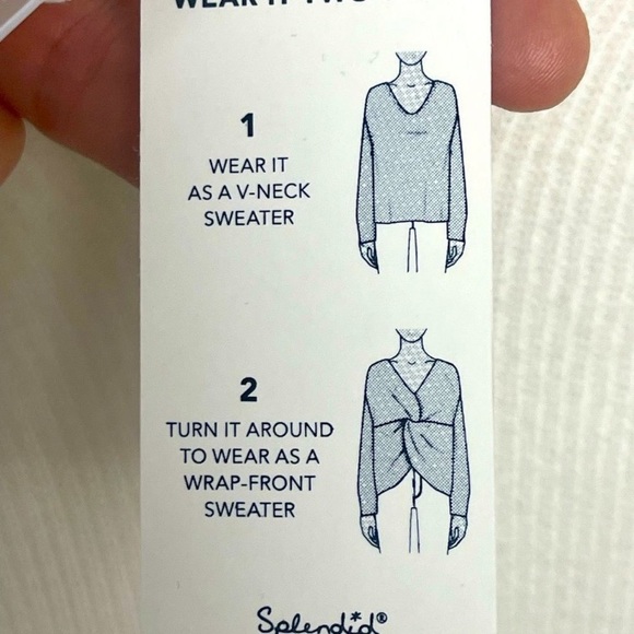 ISO- Splendid Wear it Two Ways Sweater - Picture 6 of 6